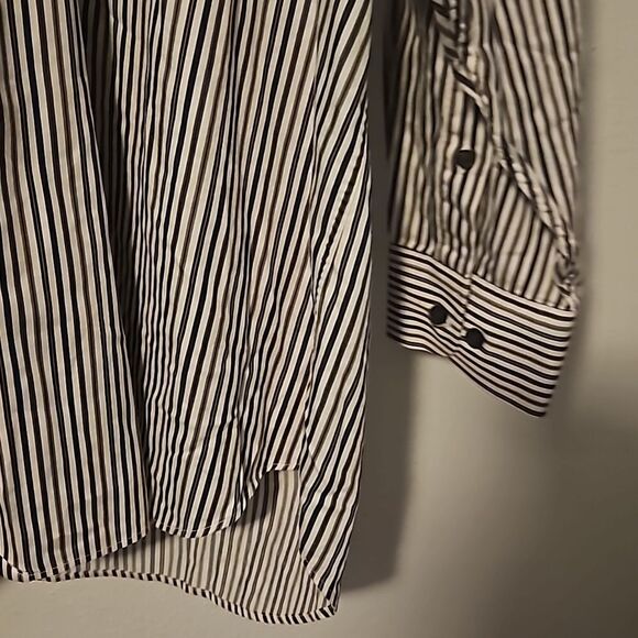 Robert Talboot men stripe shirt XXL - Picture 4 of 9